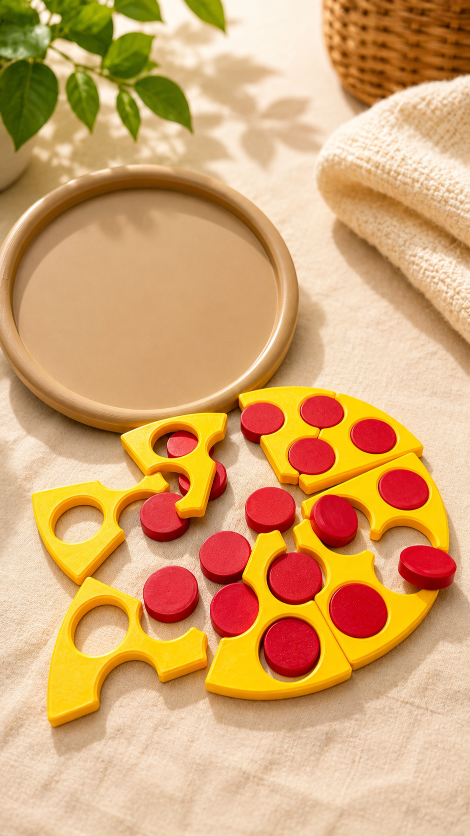 3D Printed Pretend Pizza Play Food Set