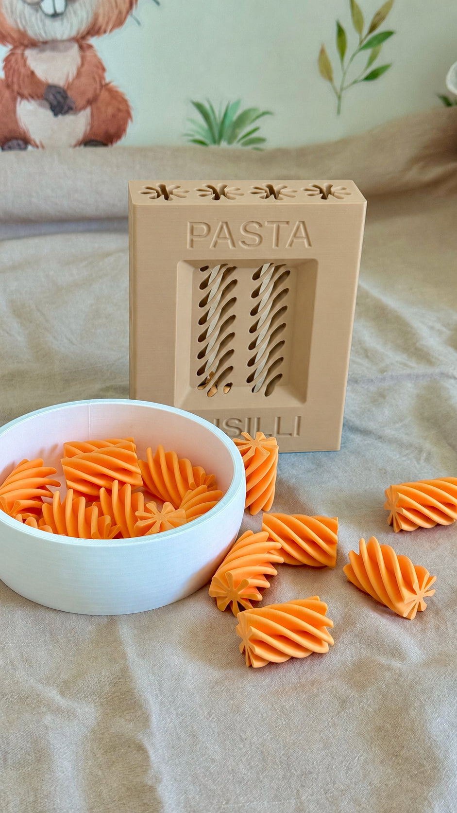 3D Printed Pretend Pasta Play Set