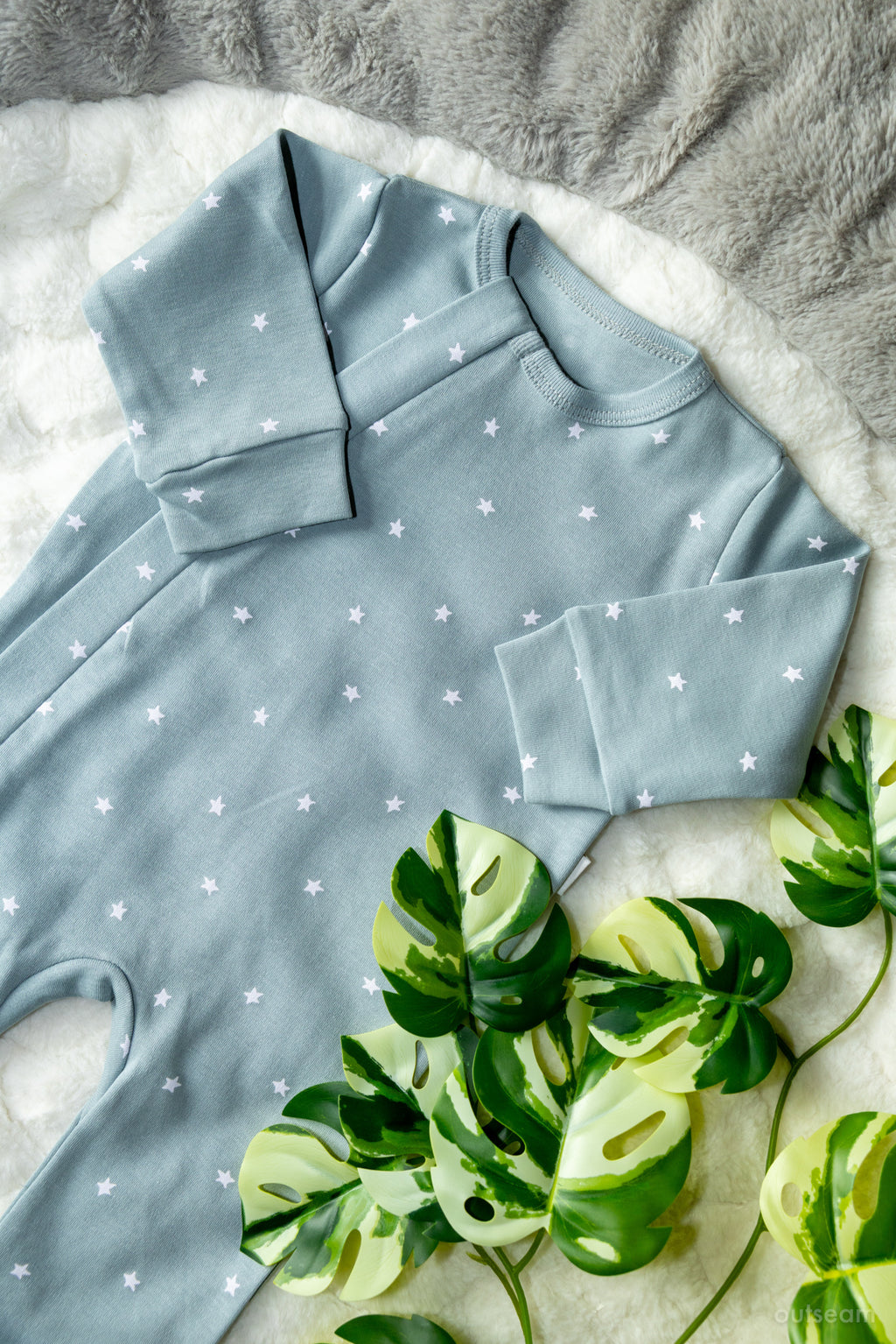 Outseam Romper Grey — detail view 3